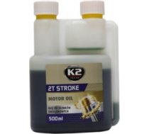 2-Takt (zaļa krāsa) sintētiskā motociklu/zaļaspļāvēju eļļa - K2 2TACT STROKE, 500ml.