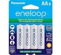 Lādējamas baterejas - Panasonic Eneloop AA 1.5V, 1900mAh, 4gb.