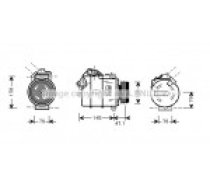 Kondicioniera kompresors AVA QUALITY COOLING