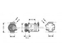 Kondicioniera kompresors AVA QUALITY COOLING