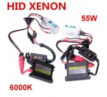 Ksenona k-ts H8/H9/H11, 2 spuldzes, 2 balasti M1, 55W, 6000K, E13