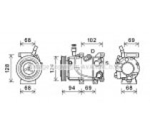 Kondicioniera kompresors AVA QUALITY COOLING