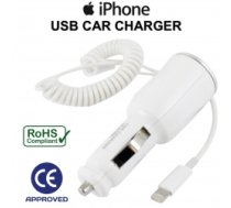 Auto lādētājs Apple iPhone 5S/5C/6 Plus / 7 / 7 PLUS/8/X ; iPod Touch 5G