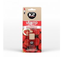 Gaisa atsvaidzinātājs/smāržas K2 Vento - STRAWBERY, 8ml.