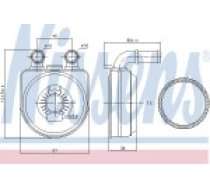 Eļļas radiators NISSENS