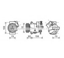 Kondicioniera kompresors AVA QUALITY COOLING