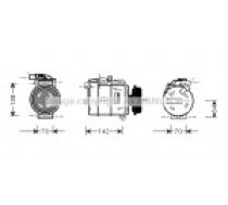 Kondicioniera kompresors AVA QUALITY COOLING