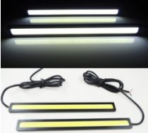 LED DRL dienas gaitas lukturi, (balta gaisma), L17cm , 12V