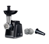 TEFAL Meat grinder | NE105838 | Black | 1400 W | 1 speed | Throughput (kg/min) 1.7 | The set includes 3 stainless steel grinding discs for medium or coarse grinding. (NE105)