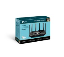 TP-LINK | Archer AX73 | 802.11ax | 4804+574 Mbit/s | 10/100/1000 Mbit/s | 4 x Ethernet LAN (RJ-45) ports | Mesh Support: No | MU-MIMO: Yes | No mobile broadband | Antenna type: 6x External | 1× USB 3.0 (Archer AX73)
