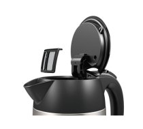 Bosch | Kettle | DesignLine TWK3P420 | Electric | 2400 W | 1.7 L | Stainless steel | 360° rotational base | Stainless steel/Black (TWK3P420)