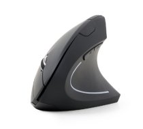 Gembird | MUSW-ERGO-01 | Optical Mouse | 2.4GHz Wireless Optical Mouse | USB | Black (MUSW-ERGO-01)