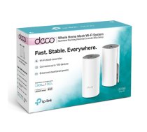 TP-LINK C1200 Whole Home Mesh Wi-Fi System Deco E4 (2-pack)	 802.11ac 867+300 Mbit/s 10/100 Mbit/s Ethernet LAN (RJ-45) ports 2 Mesh Support Yes MU-MiMO Yes No mobile broadband Antenna type 2xInternal (Deco E4(2-pack))