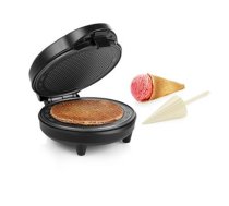 Tristar Waffle Maker | WF-1170 | 700 W | 1 Pastry | Ice Cone | Black (WF-1170)