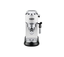 DELONGHI Dedica Espresso Pump | EC685W | 15 bar pump pressure | Built-in milk frother | Semi-automatic | 1300 W | White (EC685W)