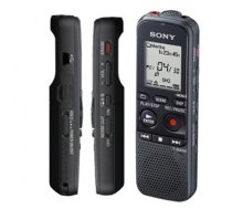 Sony Digital Voice Recorder ICD-PX470 Stereo MP3/L-PCM Black MP3 playback 59 Hrs 35 min (ICDPX470.CE7)