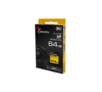 Adata Premier One 64 GB SDXC (UHS-II U3, Class 10, V90) (ASDX64GUII3CL10-C)