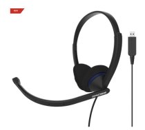 KOSS Headphones | CS200 USB | Wired | On-Ear | Microphone | Black (194390)
