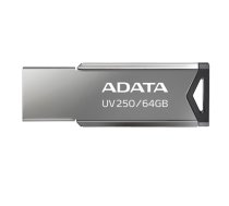 ADATA FlashDrive UV250 16GB  Metal Black USB 2.0 Flash Drive, Retail ADATA (AUV250-16G-RBK)