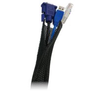 Logilink Flexible cable duct 1.8m black (KAB0006)
