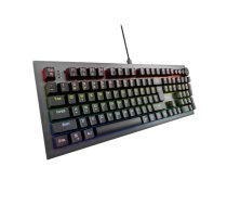 NOXO Conqueror  Gaming keyboard Mechanical Mechanical switches with noticeable tactile and audible feedback; Long lasting double injection keys; Individually backlit keys with dynamic lighting effects and rainbow illumination; Customisable backlight prese