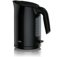 Braun Kettle WK3100BK PurEase Standard 2200 W 1.7 L Plastic 360° rotational base Black (WK3100BK)