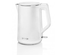 Gorenje Kettle | K15DWW | Electric | 2200 W | 1.5 L | Plastic/Metal | 360° swivel base | White (K15DWW)