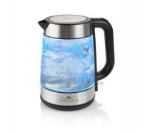 ETA ETA615390000 Standard kettle 2200 W 1.7 L Glass 360° rotational base Stainless steel/Black (ETA615390000)