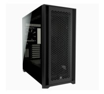 Corsair Computer Case iCUE 5000D Side window Black ATX Power supply included No (CC-9011210-WW)