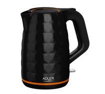 Adler Kettle AD 1277 Standard 2200 W 1.7 L Plastic 360° rotational base Black (AD 1277 Black)