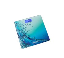 Mesko Bathroom scales MS 8156  Maximum weight (capacity) 150 kg Accuracy 100 g Blue (MS 8156)