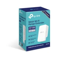 TP-LINK | Mesh Extender | RE300 | 802.11ac | 2.4GHz/5GHz | 300+867 Mbit/s | Ethernet LAN (RJ-45) ports: None | MU-MIMO: No | No PoE | Antenna type: 2x Internal (RE300)