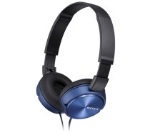 SONY Foldable Headphones | MDR-ZX310 | Headband/On-Ear | Blue (MDRZX310L.AE)