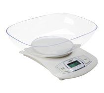 Adler AD 3137 Kitchen scales, Capacity 5 kg , Graduation 1g, Big LCD Display, Auto-zero/Auto-off, Large bowl, White Adler Adler AD 3137  Maximum weight (capacity) 5 kg Graduation 1 g Display type LCD White (AD 3137w)