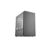 Cooler Master Silencio S400 with Steel side panel Black  Mini ITX, Micro ATX Power supply included No (MCS-S400-KN5N-S00)