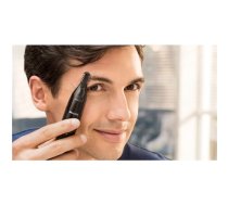 PHILIPS Nose and Ear Trimmer | NT1650/16 | Nose Hair Trimmer | Wet AND Dry | Black (NT1650/16)