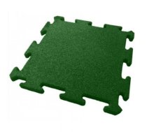 Gumijas grīdu segums PUZZLE 15mm 1000x1000 mm, Zaļš (EPU_Puzzle_15_za)