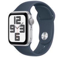 Apple Watch SE 2 (2023) 40mm Silver Alu Storm Blue Sport GPS (S/M) (MRE13)