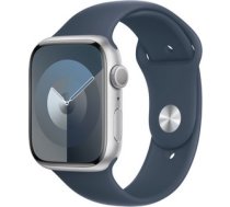 Apple Watch Series 9 45mm Silver Alu Storm Blue Sport GPS (S/M) (MR9D3)