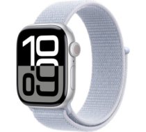 Apple Watch Series 10 42mm Silver Alu Blue Cloud Sport Loop GPS (MWWD3)