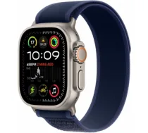 Apple Watch Ultra 2 GPS + Cellular 49mm Titanium Case with Blue Trail Loop S/M (MX4J3)