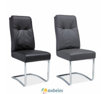 Birojam Krēsls H-340 pelēks/melns