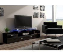 CAMA Meble Mēbeles EVORA Tv-galdiņš черный/черный глянец CAMA