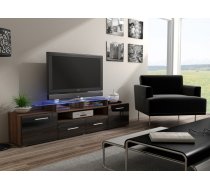 CAMA Meble Mēbeles EVORA Tv-galdiņš слива/черный глянец CAMA