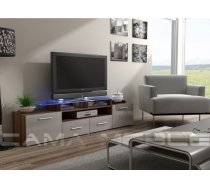 CAMA Meble Mēbeles EVORA Tv-galdiņš слива/серый глянец CAMA