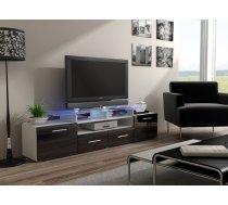 CAMA Meble Mēbeles EVORA Tv-galdiņš белый/черный глянец CAMA