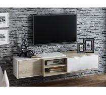 CAMA Meble Mēbeles SIGMA 1D Tv-galdiņš сонома/белый глянец CAMA