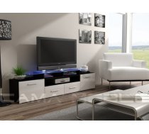 CAMA Meble Mēbeles EVORA Tv-galdiņš черный/белый глянец CAMA