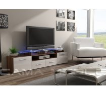 CAMA Meble Mēbeles EVORA Tv-galdiņš слива/белый глянец CAMA