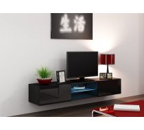 CAMA Meble Mēbeles VIGO Tv-galdiņš GLASS черный/черный глянец CAMA